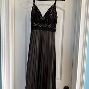 Betsy & Adam Cream & Black Dress